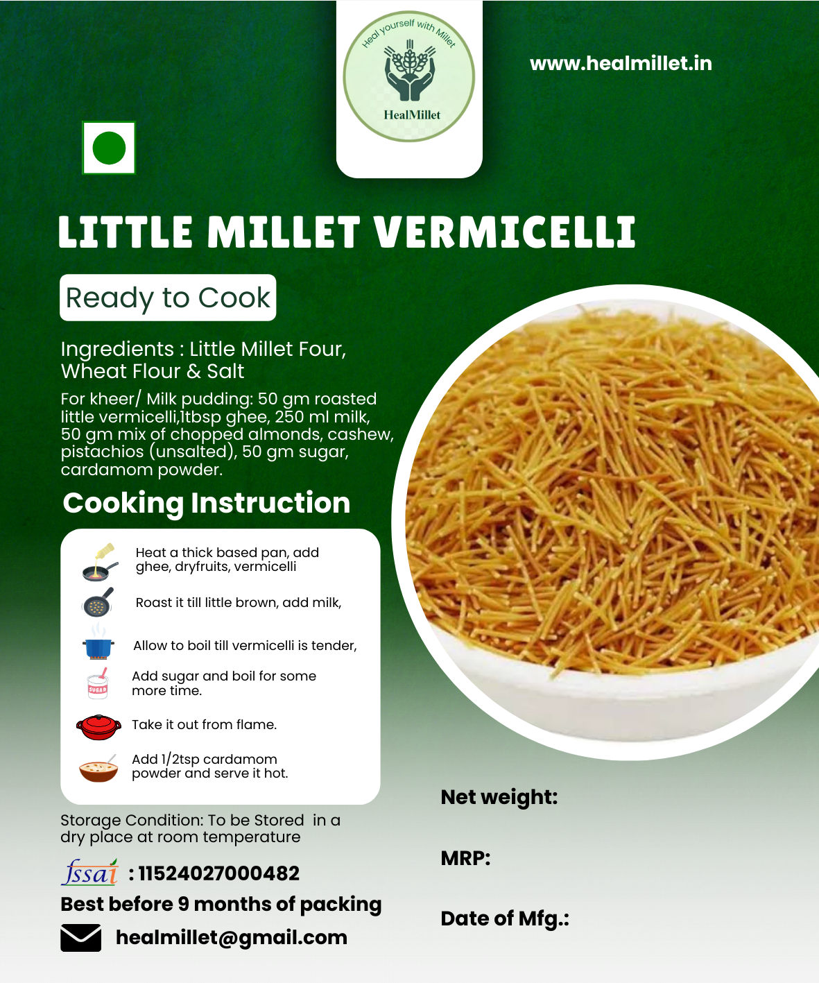 Millet Vermeceili