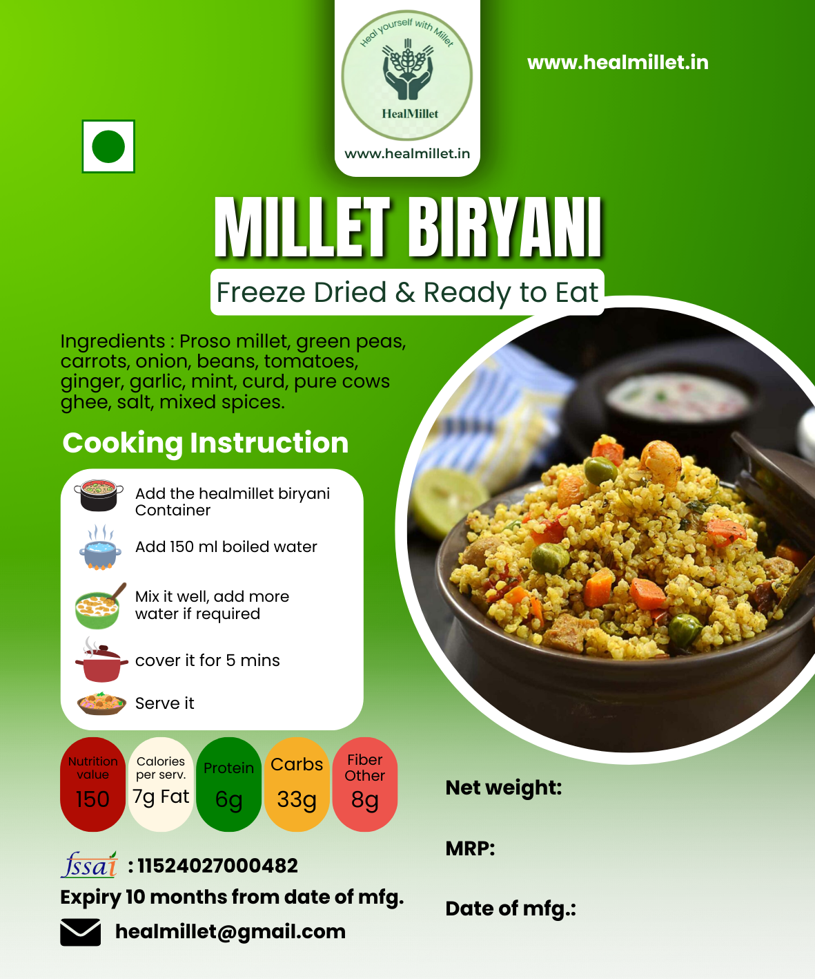 Millet Biryani